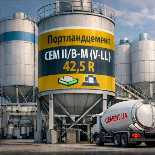 Портландцемент CEM II/B-M (V-LL) 42,5 R (навал)