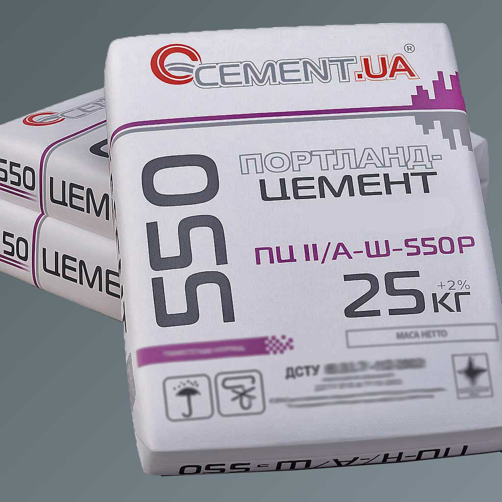 Цемент ПЦ ІІ/А-Ш-550P-H